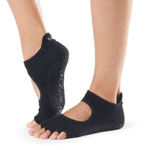 2 pairs of Toesox Half Toe Ballerina Grip Socks